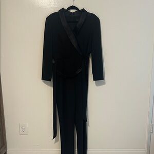 Adriana Papell Elegant Black Women's Jumpsuit